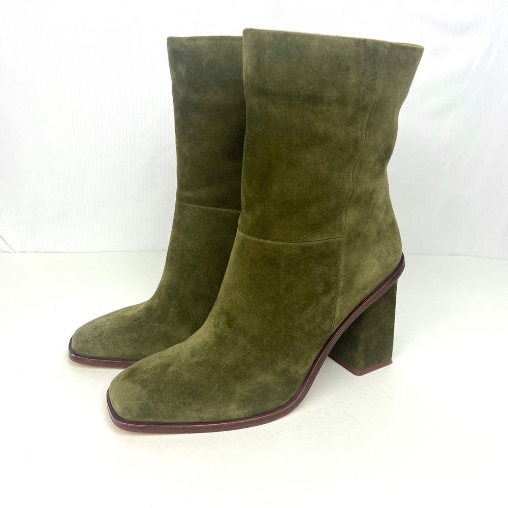 Vince Camuto Dantania Mid Calf Leather Suede